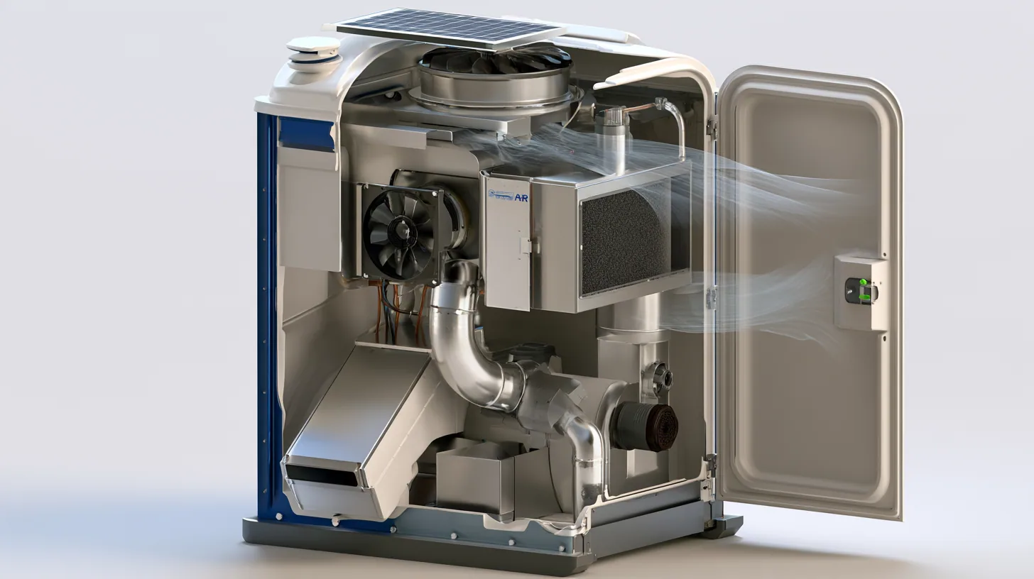 Cutaway of the BASE AIR ventilation system