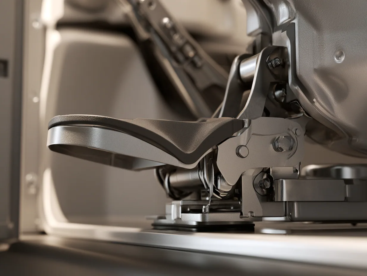 Oversized foot-operated flush pedal